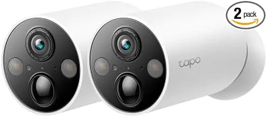 Tapo MagCam 2K+ Security Camera Wireless Outdoor, Battery, C425(2-Pack)