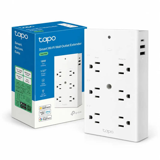 Tapo Smart Plug Outlet Extender, P306, 3 Individual Smart Outlets